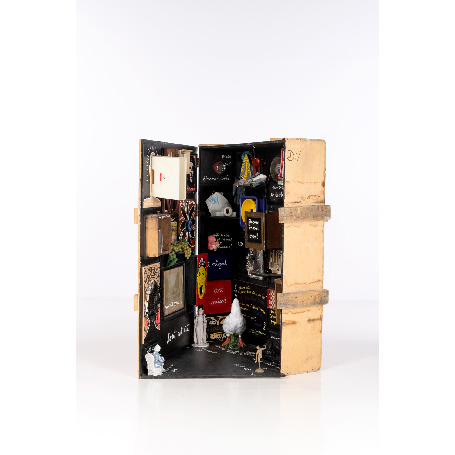 &fnof; Ben (Benjamin Vautier dit) (n&eacute; en 1935) Bo&icirc;te de Duchamp, (Petit mus&eacute;e Ben), 1979-1992