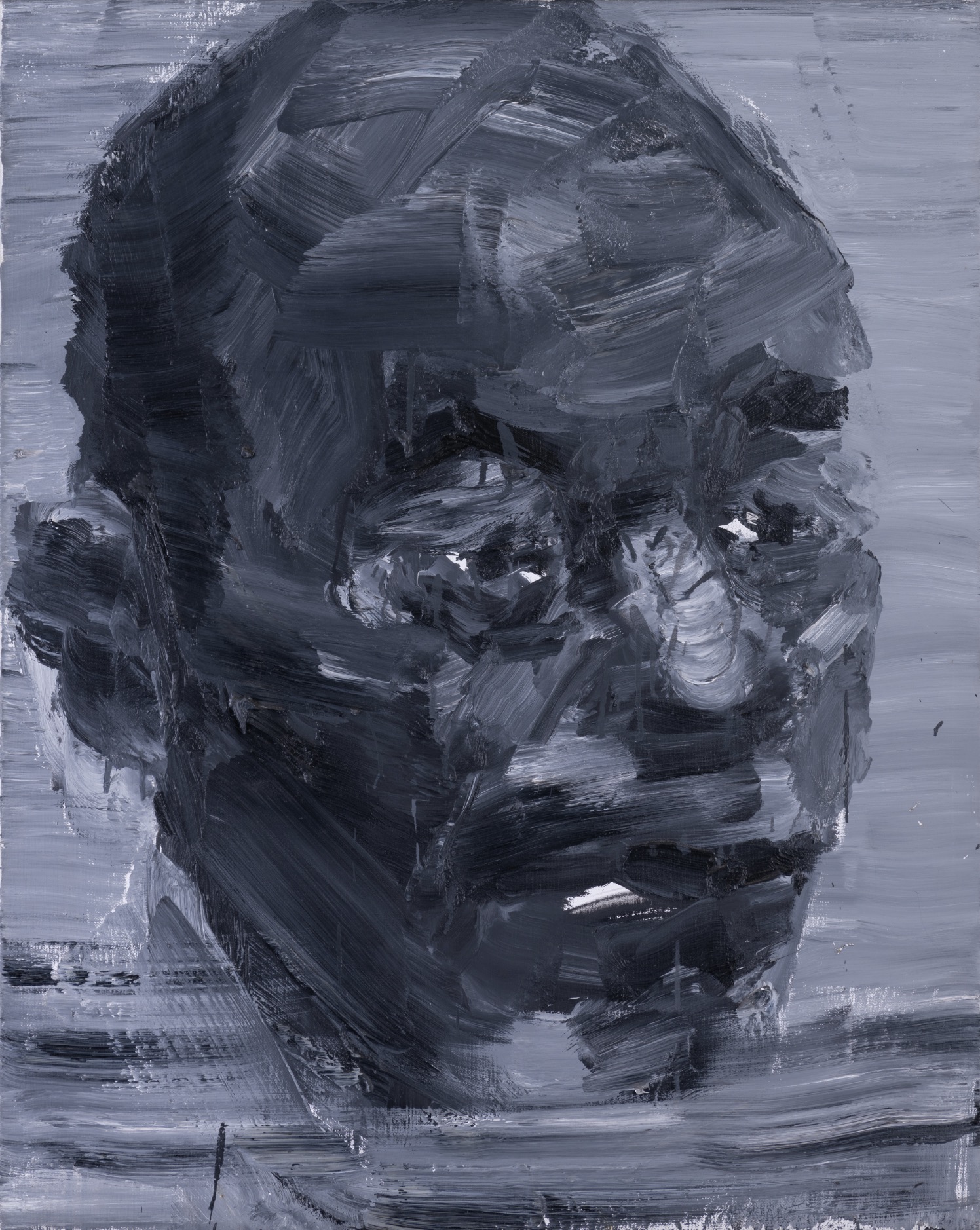 Yan Pei Ming (né en 1960)  L'homme le plus doux (le père de l'artiste), 1996