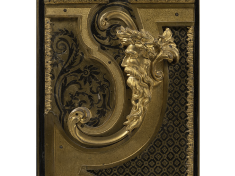 A pair of ormolu-mounted "boulle" (détail)