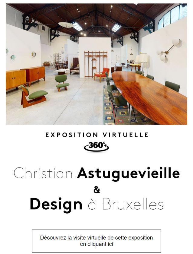 Découvrez l'exposition virtuelle de nos prochaines ventes Christian Astuguevieille et Design !