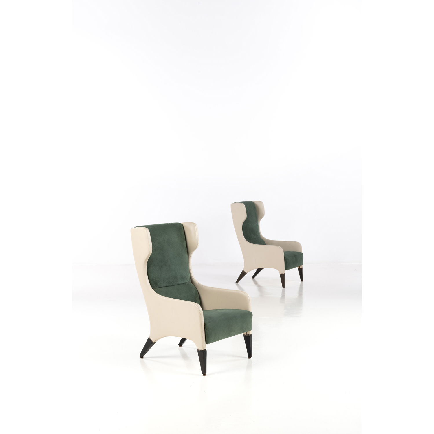 Gio Ponti (1891-1979) Paire de fauteuils