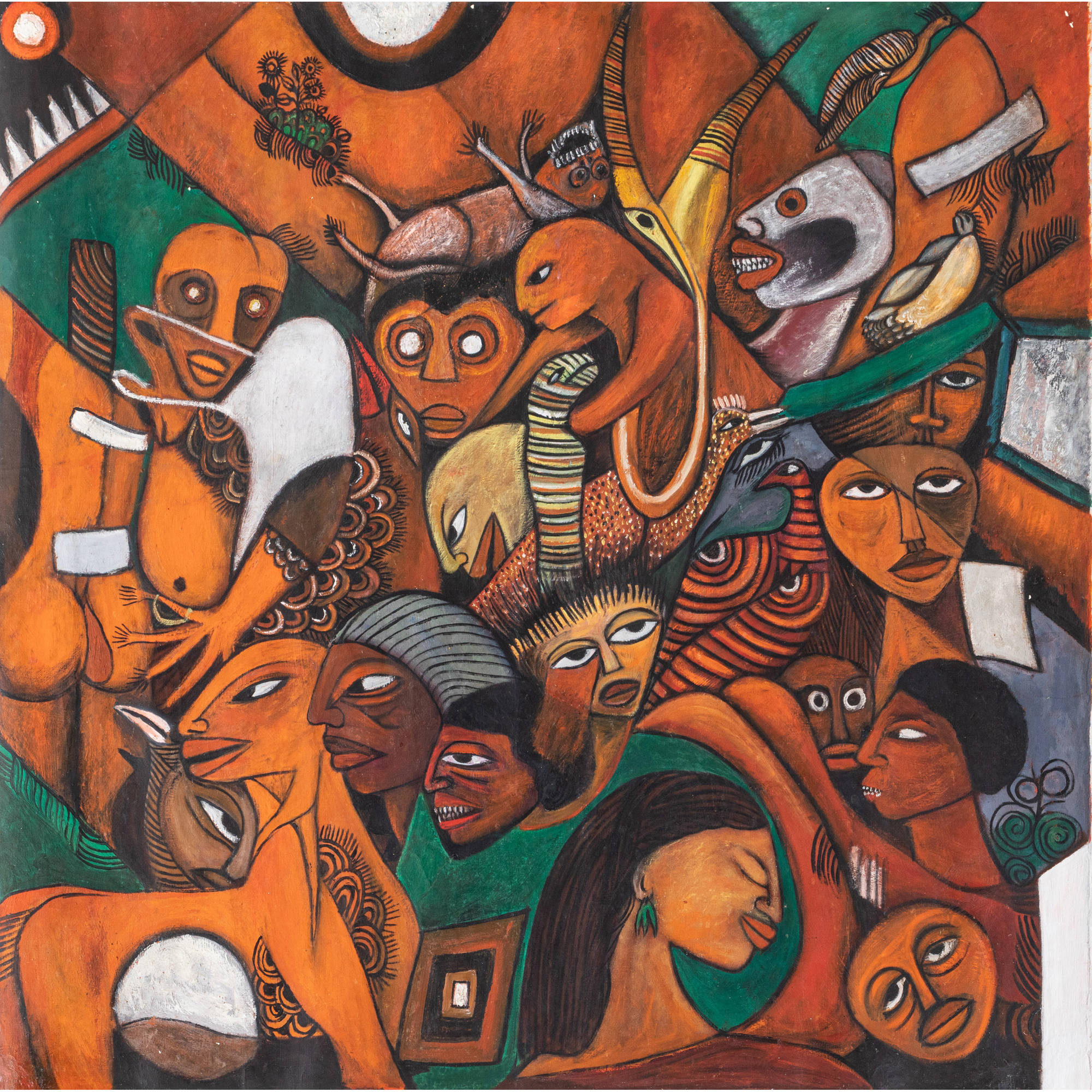 Malangatana Valente Ngwenya (1936-2011, Mozambique) Sans titre