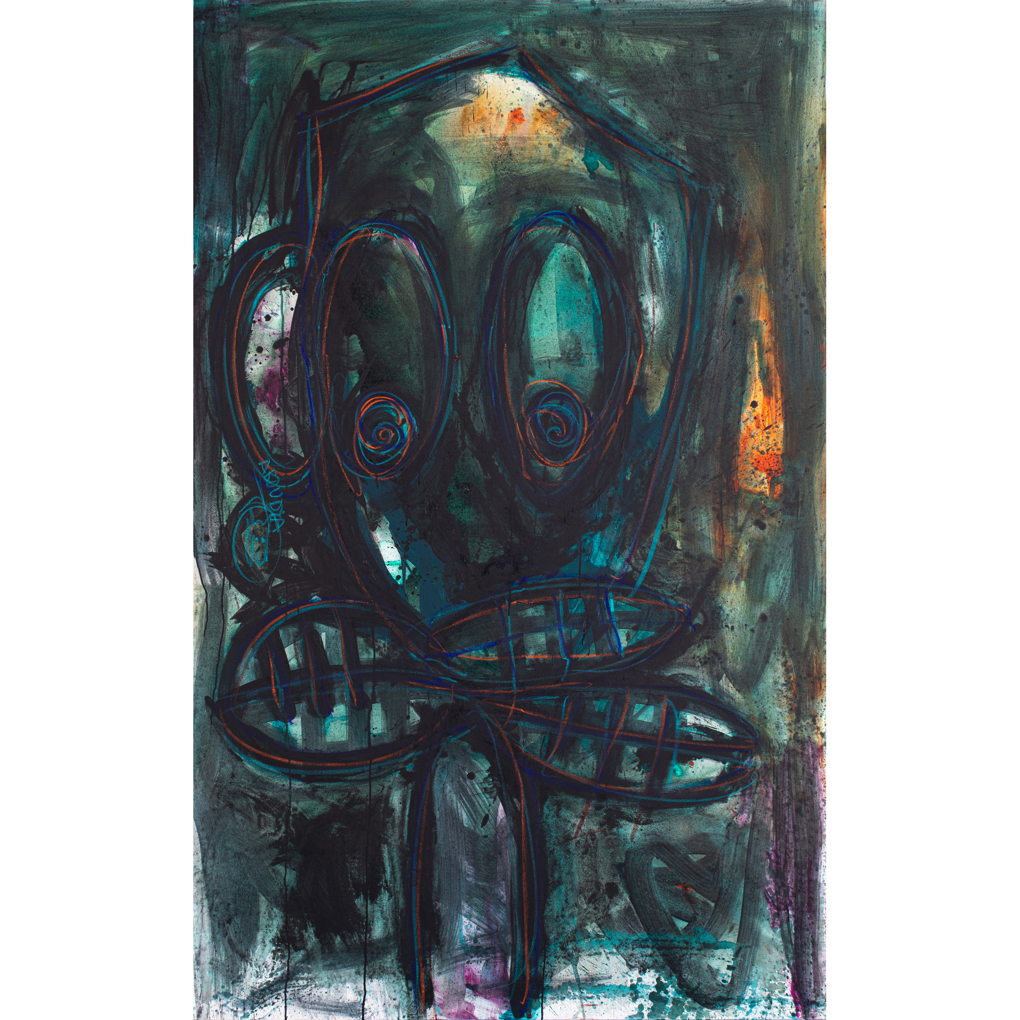 Aboudia (Abdoulaye Diarrassouba dit) (né en 1983, Côte d'Ivoire) Sans titre, 2014