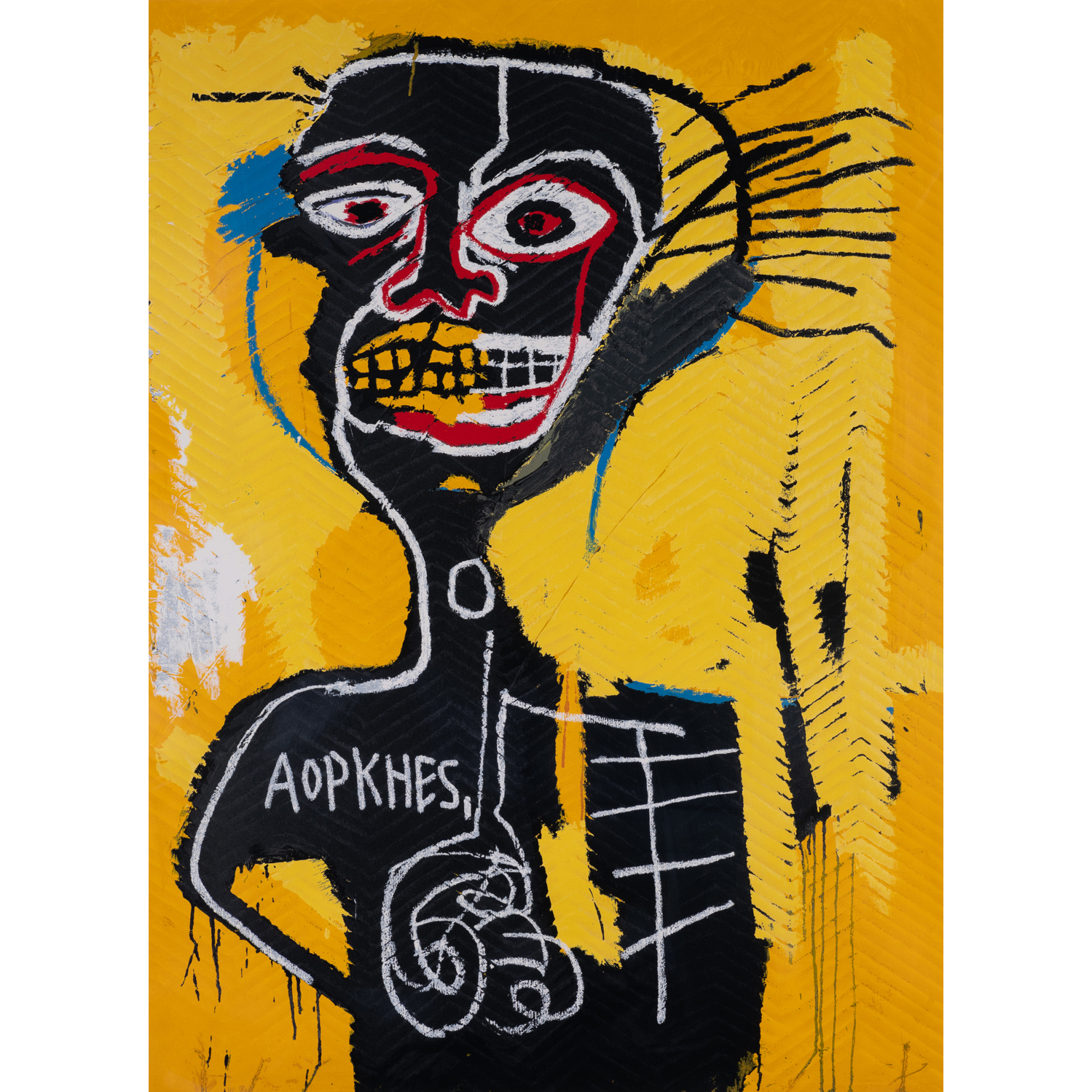 D'après Jean-Michel Basquiat (1960-1988) Cabeza, issue du Portfolio II - 1982 / 2005