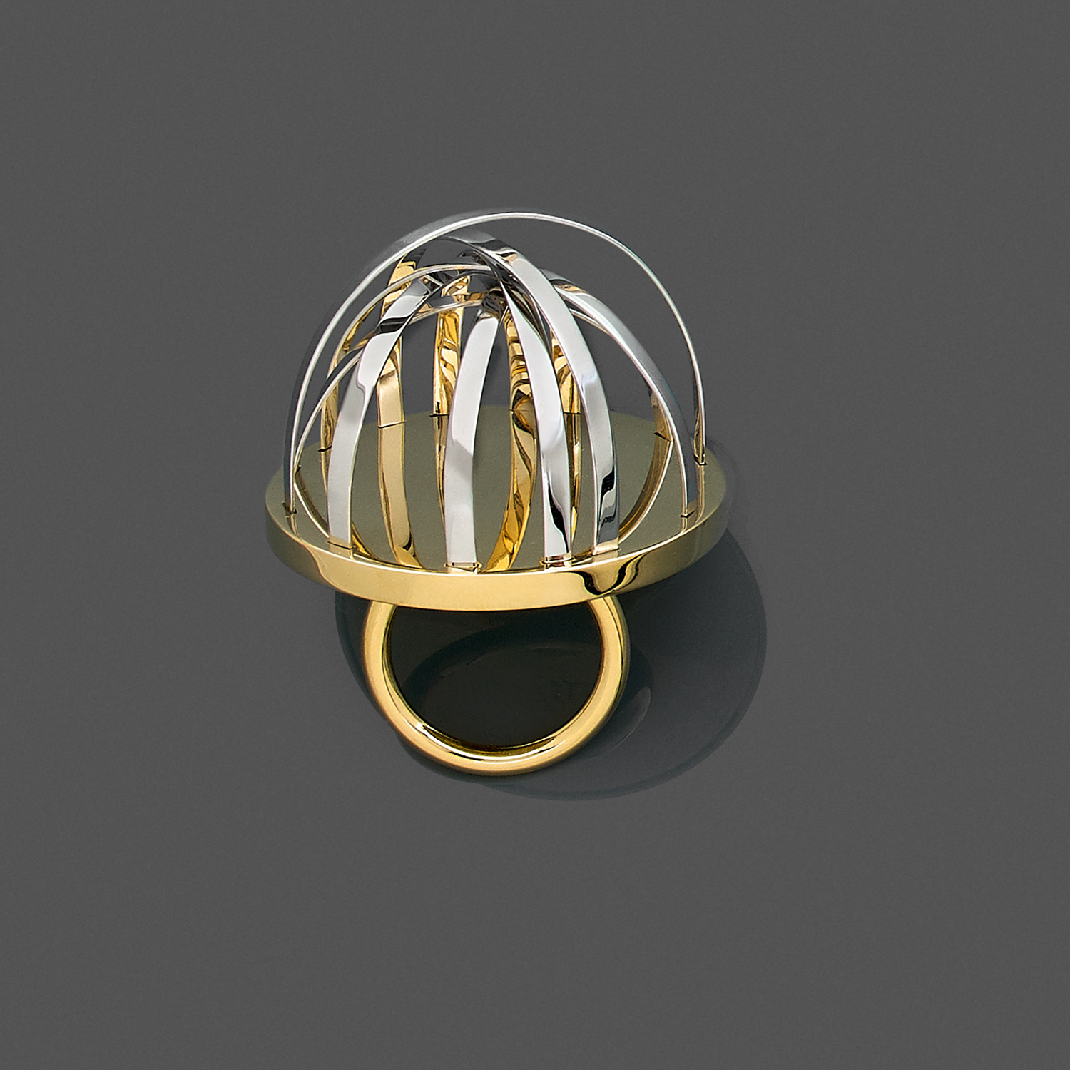 Ettore SOTTSASS (1917-2007) Bague "Arches"