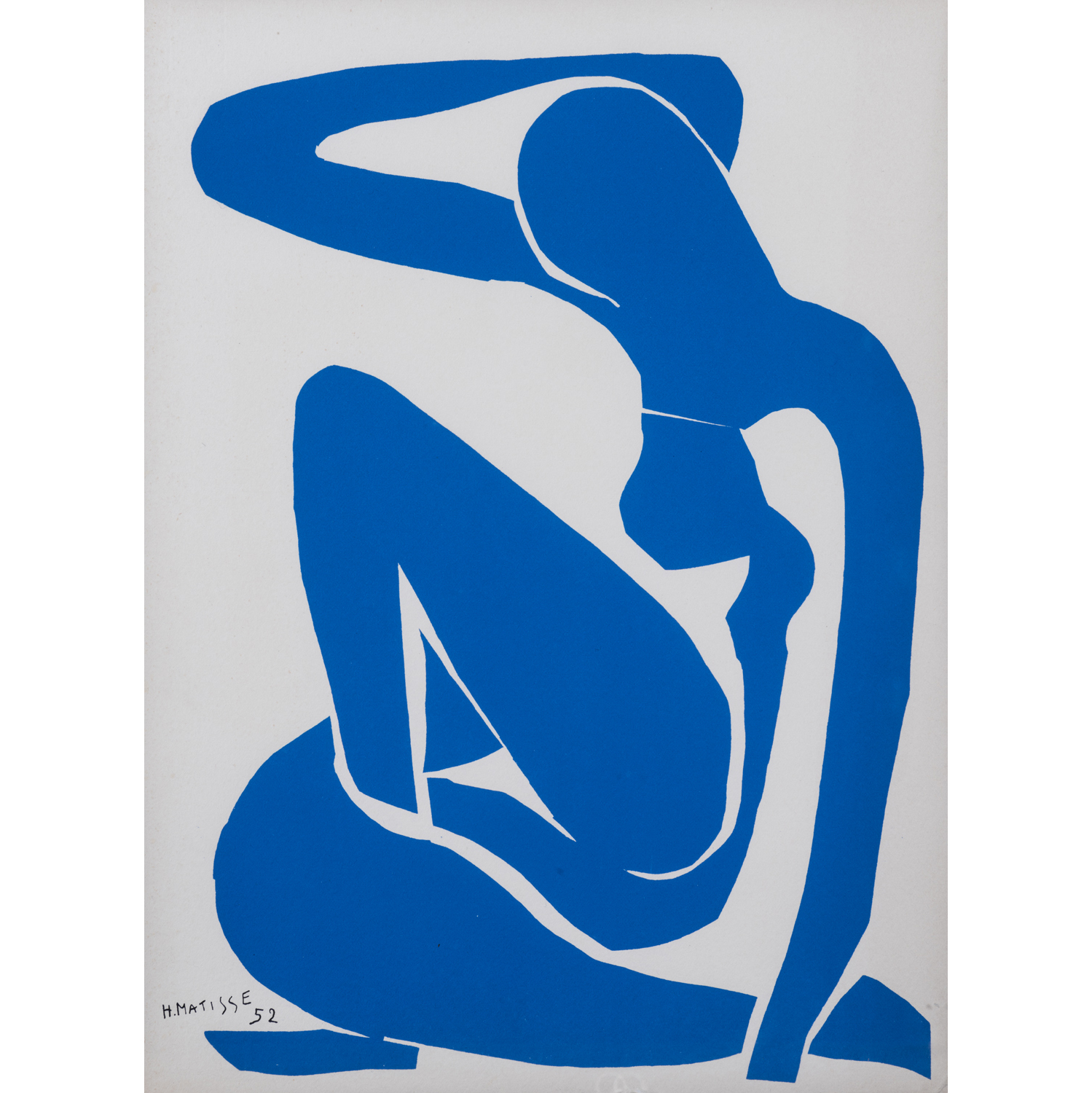 d'après Henri Matisse Nu bleu II ou nu endormi