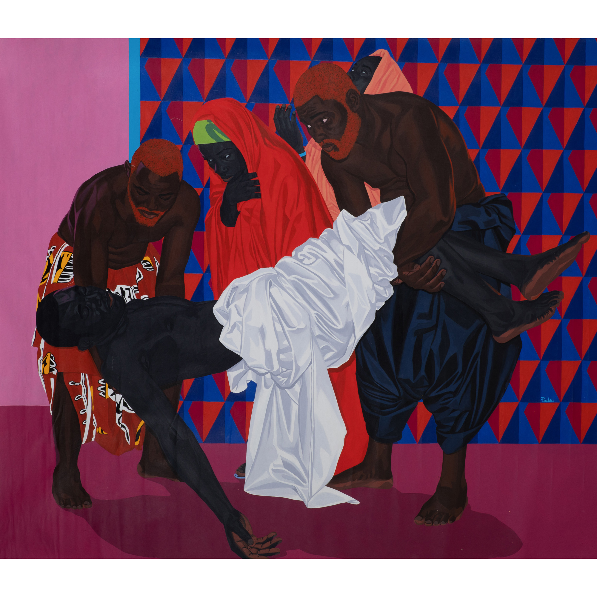 Marc Padeu (né en 1990, Cameroun) The king is dead, 2019