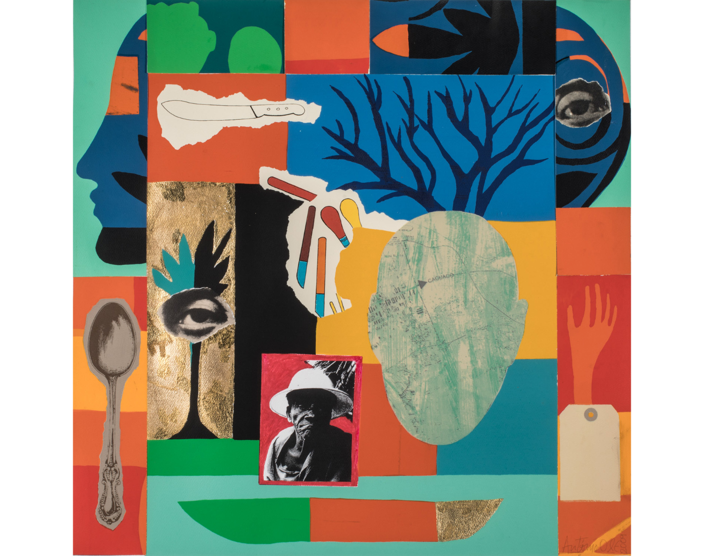 Antonio Olé (né en 1951, Angola) Footnotes, 2009