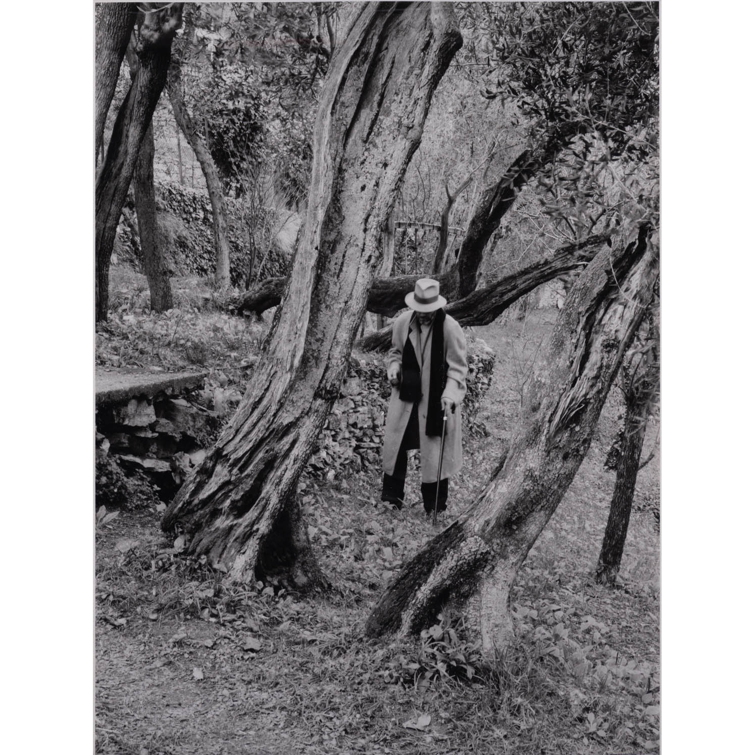 Dieter Appelt (n&eacute; en 1935) Ezra Pound, Bild n&deg;5, 1981 - 1983 Estimation : 1000 / 2000 &euro; &fnof; Dieter Appelt (n&eacute; en 1935)  Ezra Pound, Bild n&deg;5, 1981 - 1983  Tirage argentique  Sign&eacute;, dat&eacute;, titr&eacute; et num&eacute;rot&eacute; au dos "3/3"  Porte le cachet de l'artiste au dos  40 x 30 cm  Provenance: Galerie Daniel Varenne, Gen&egrave;ve