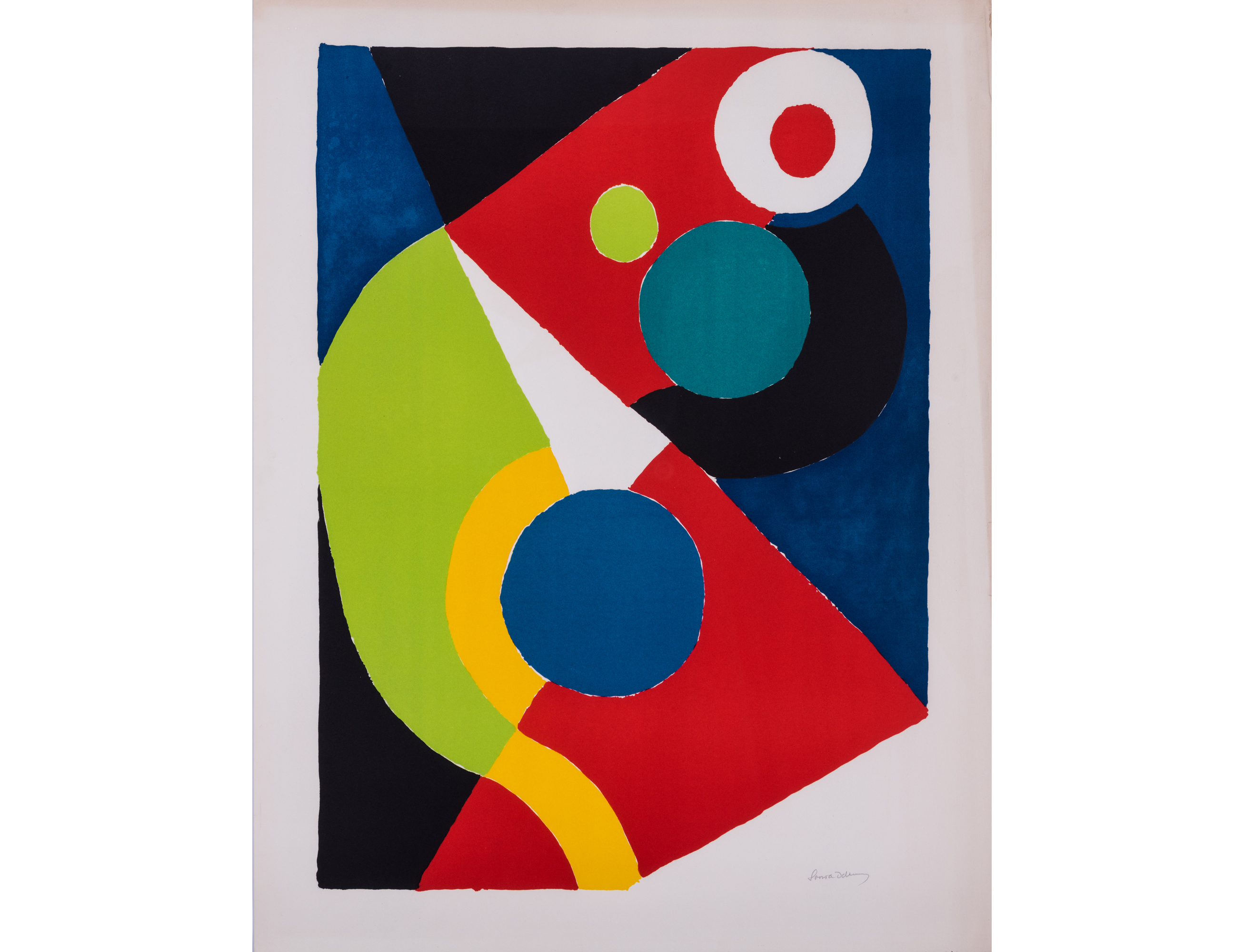 Lot 28 - Sonia Delaunay (1885-1979)  Circus - circa 1970 