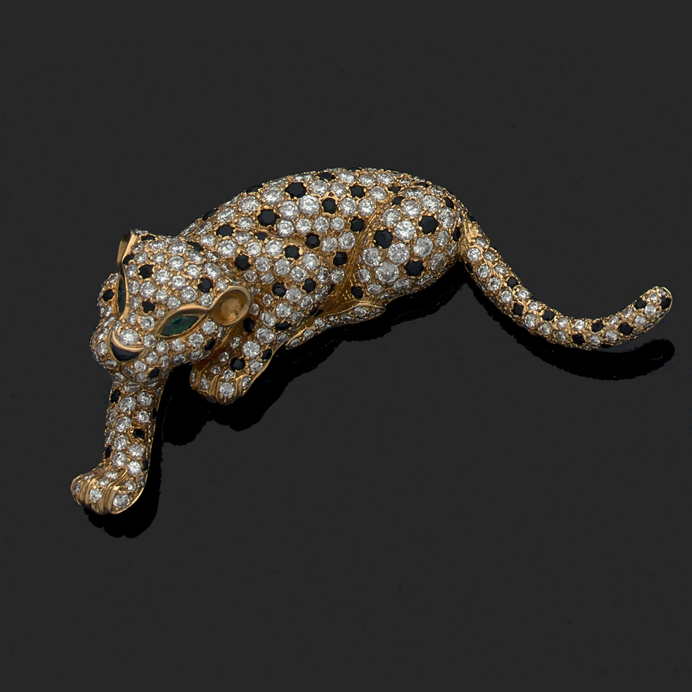 VAN CLEEF & ARPELS. Ann&eacute;es 1960. Clip "Panth&egrave;re"