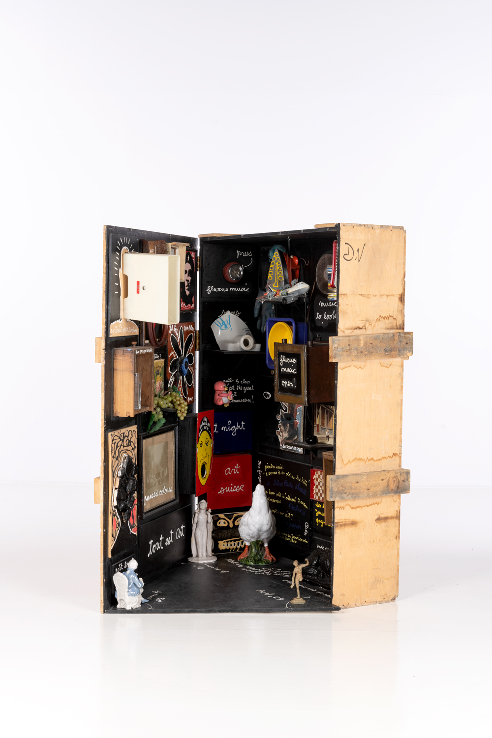 Ben (Benjamin Vautier dit) (né en 1935) Boîte de Duchamp, (Petit musée Ben), 1979-1992