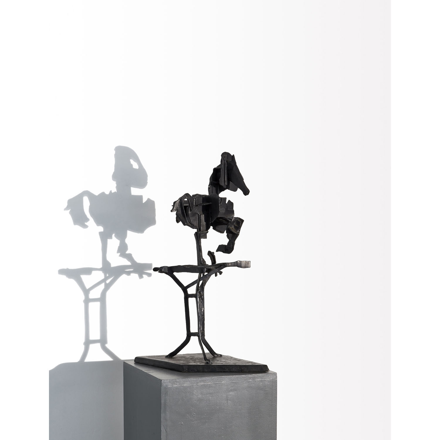 ƒ William Kentridge (né en 1955, Afrique du Sud) Sculpture for Return (Double Half Horse), 2008
