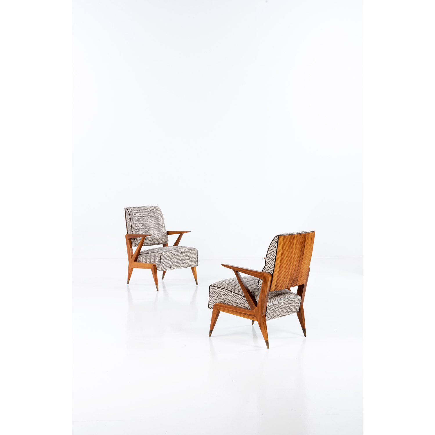 Gio Ponti (1891-1979) Paire de fauteuils
