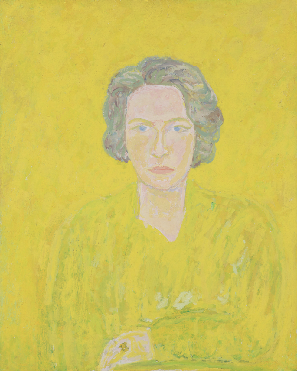 Beauford Delaney (1901-1979) Portrait de Solange du Closel Oil on canvas 81 x 65 cm