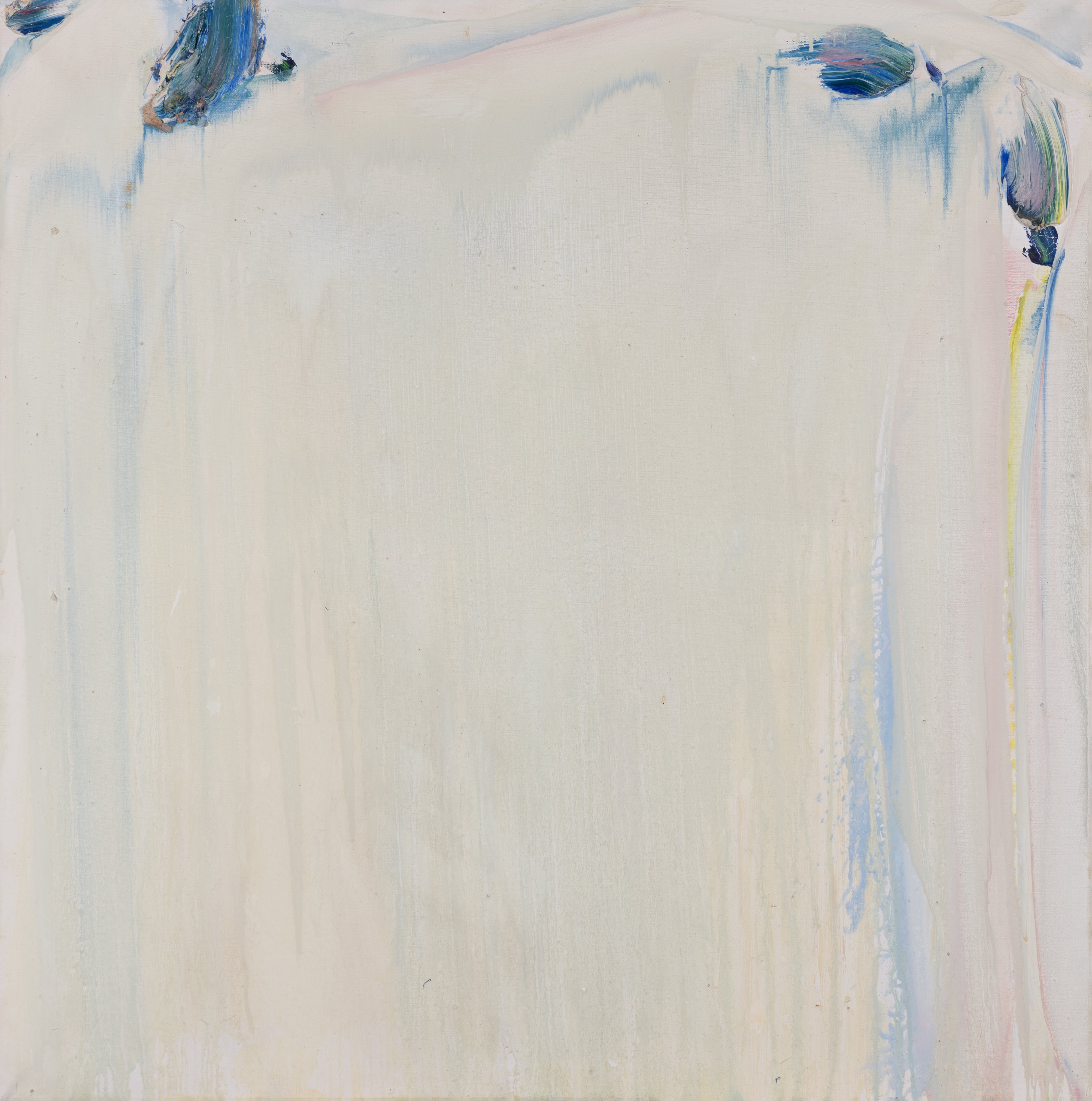 Olivier Debré (1920-1999) Blanche légère de Loire aux taches bleues, 1981