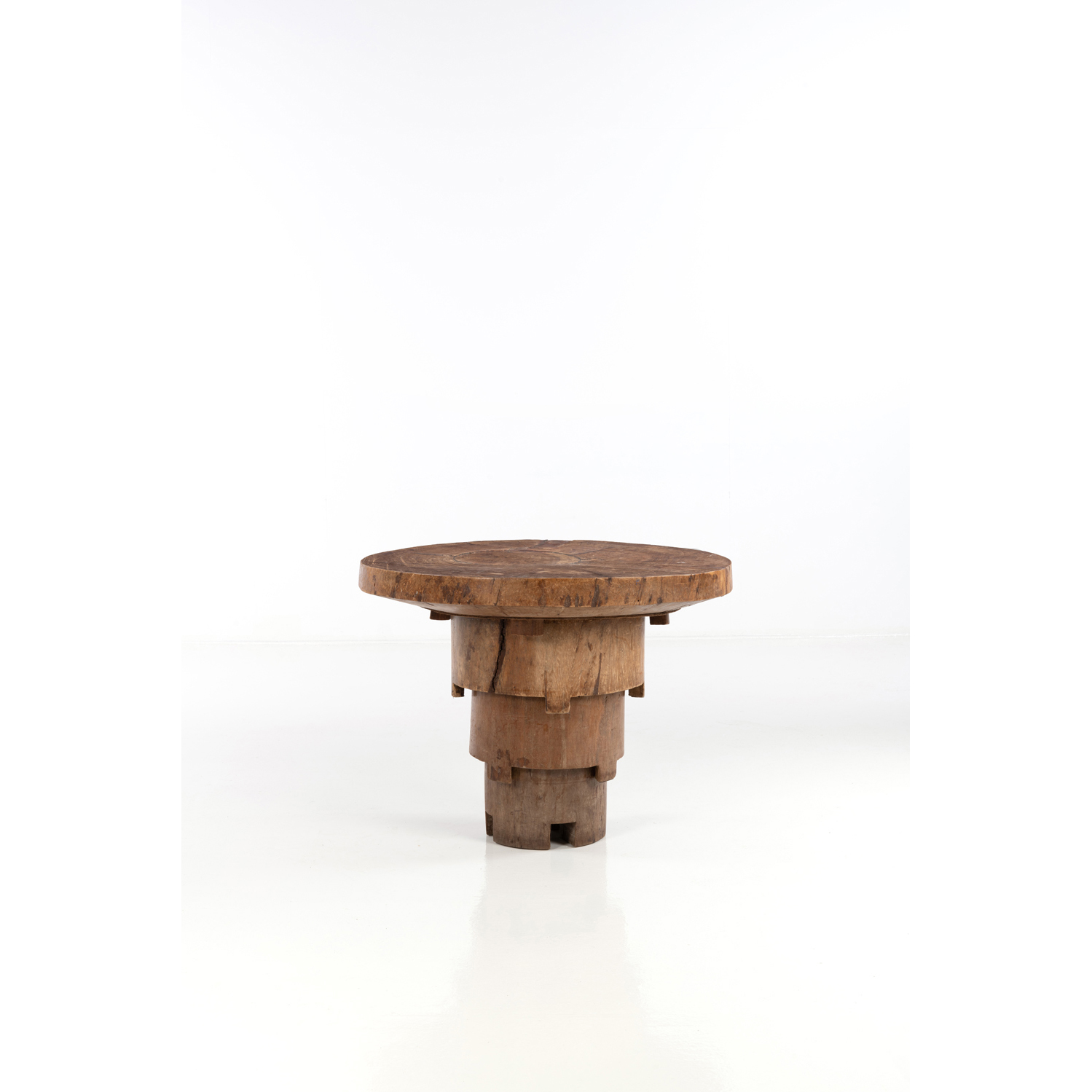 Jose Zanine Caldas (1919-2001) Table &agrave; base triple et modulable - Pi&egrave;ce unique