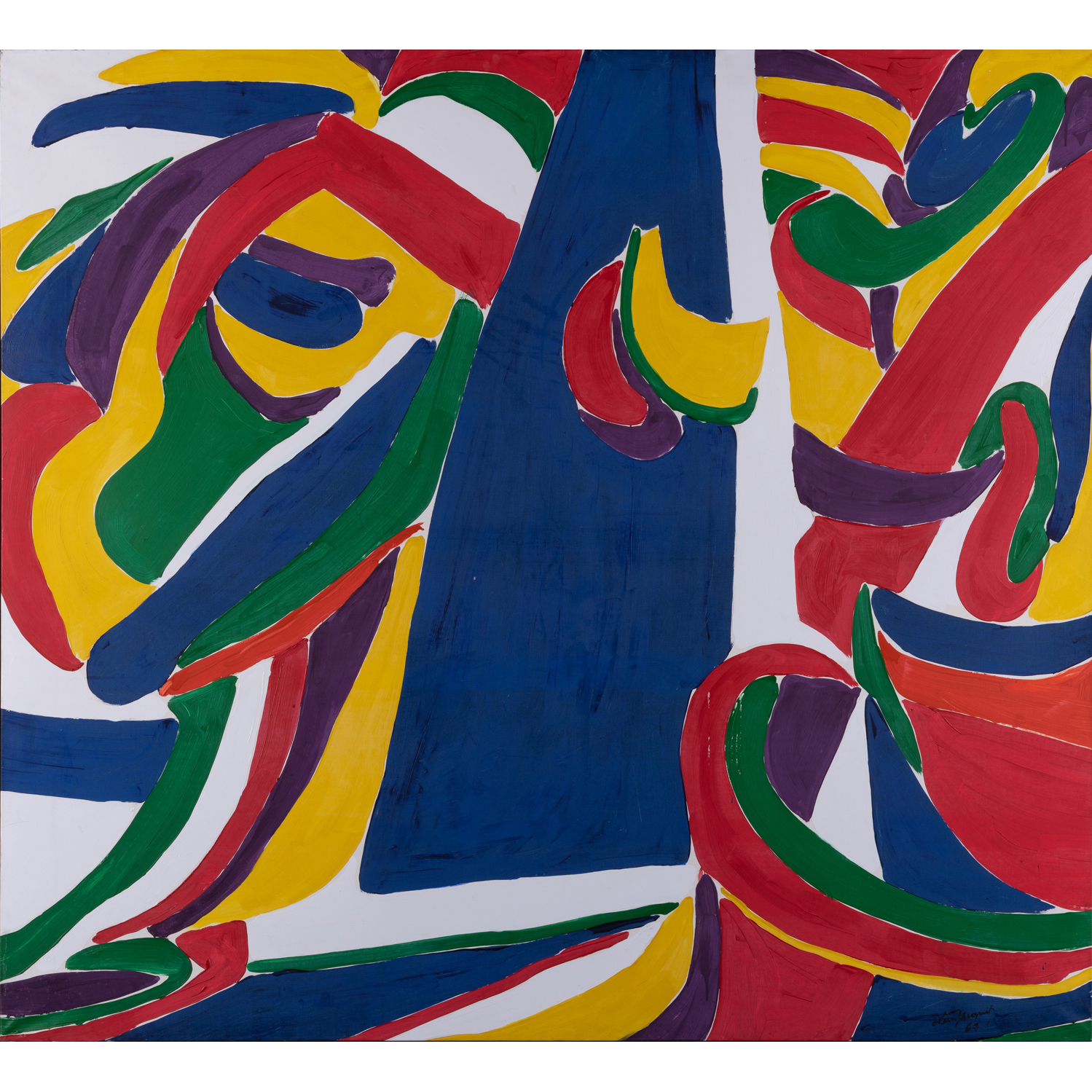 ƒ Alain Jacquet (1939-2008) Image d'Epinal: L'Union entre la France et l'Autriche, février 1962