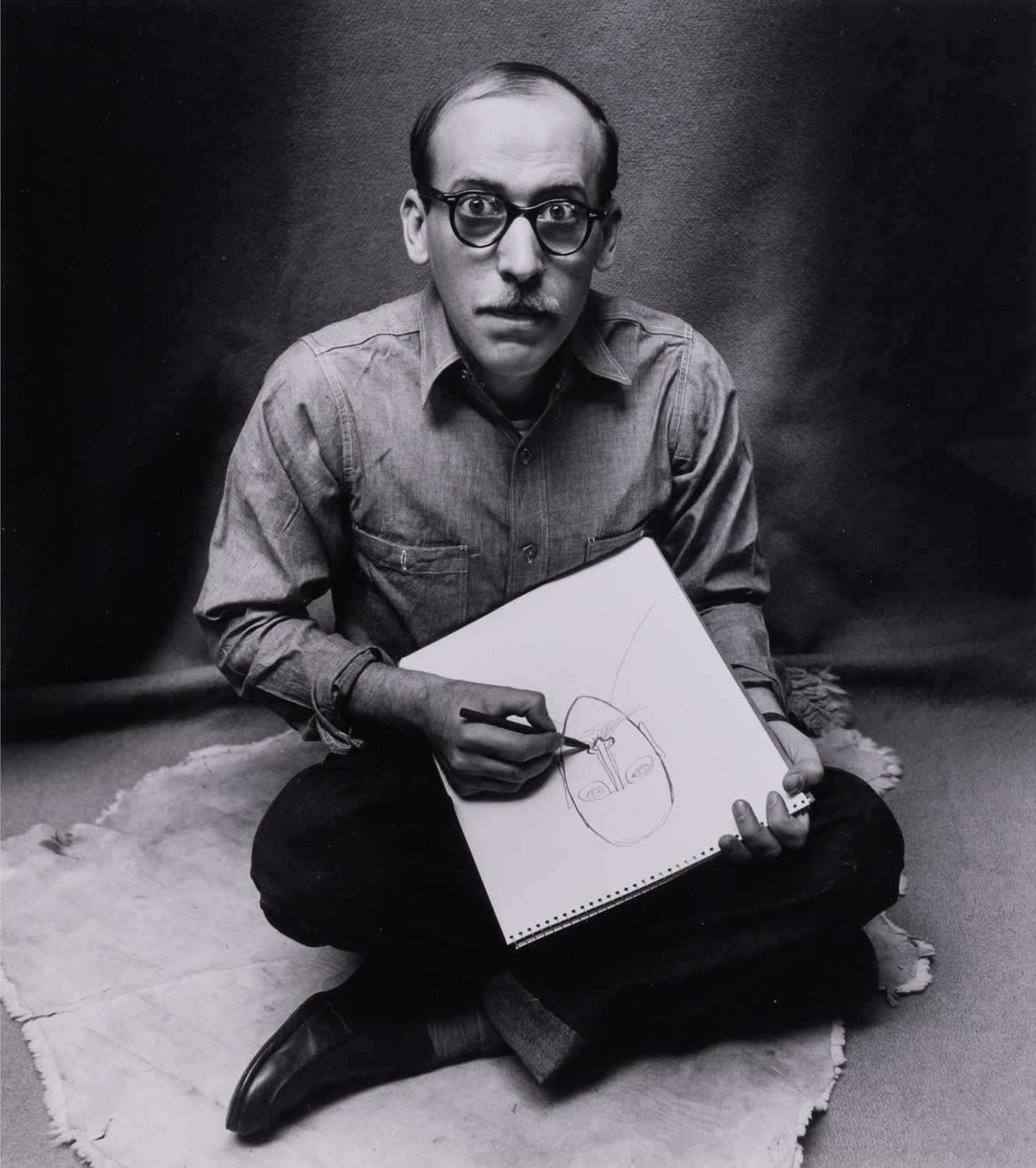 Irving Penn (1917-2009) Saul Steinberg, 29 janvier 1947-58, New York