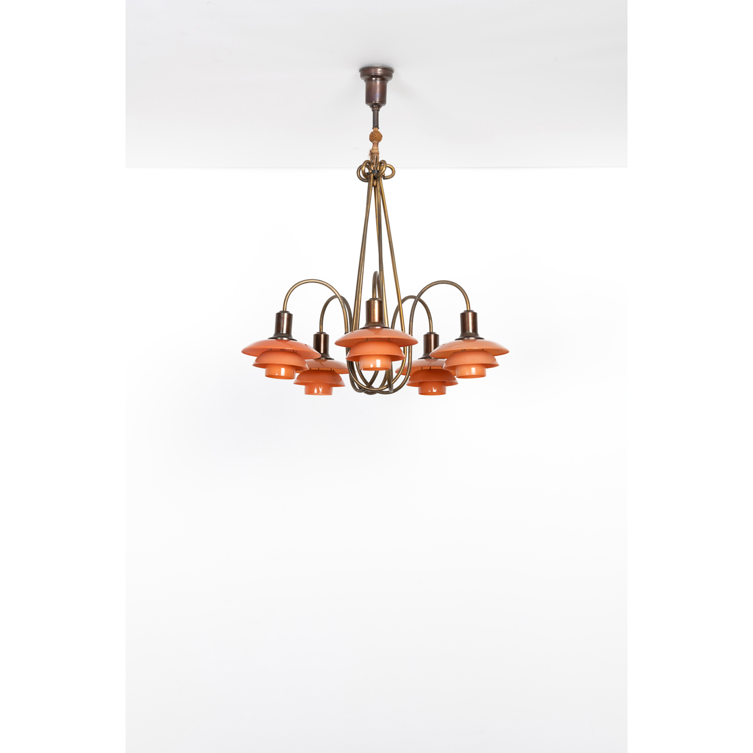 Poul Henningsen (1894-1967) Modèle PH2/2 dit Basket Chandelier
