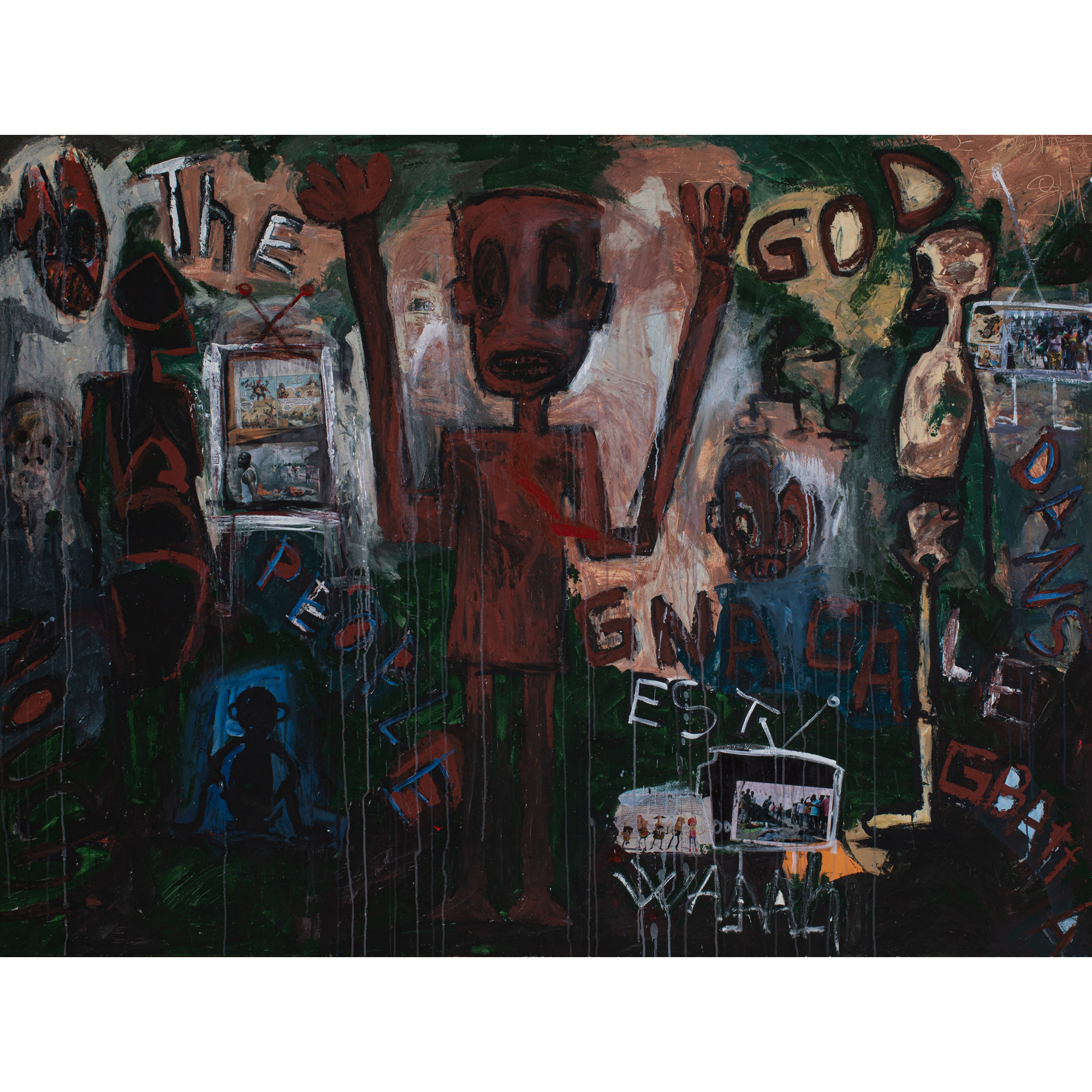 Aboudia (né en 1983) The God, 2011