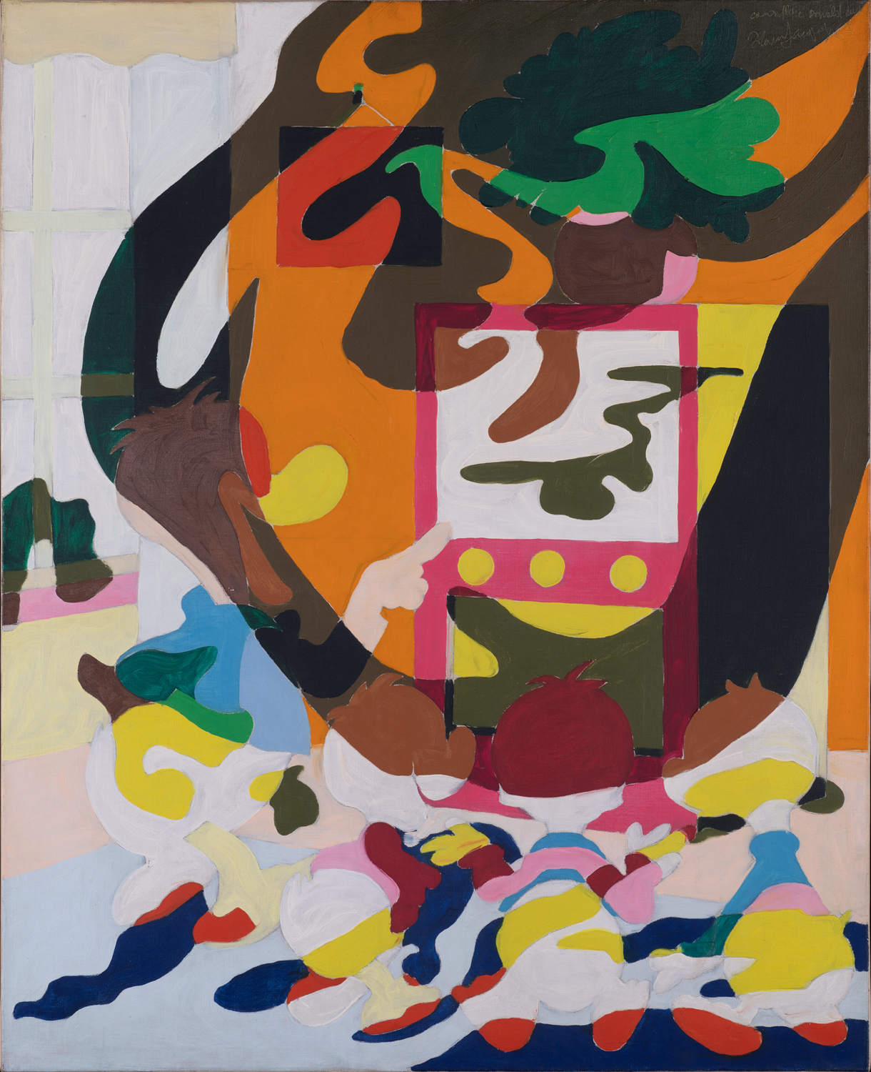 Alain Jacquet (1939-2008) Camouflage Walt Disney, 1963