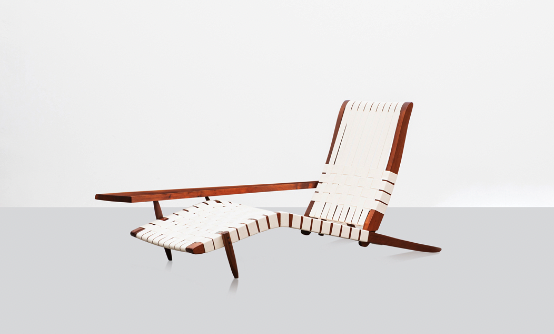 George Nakashima (1905-1990) Chaise longue - Unique piece