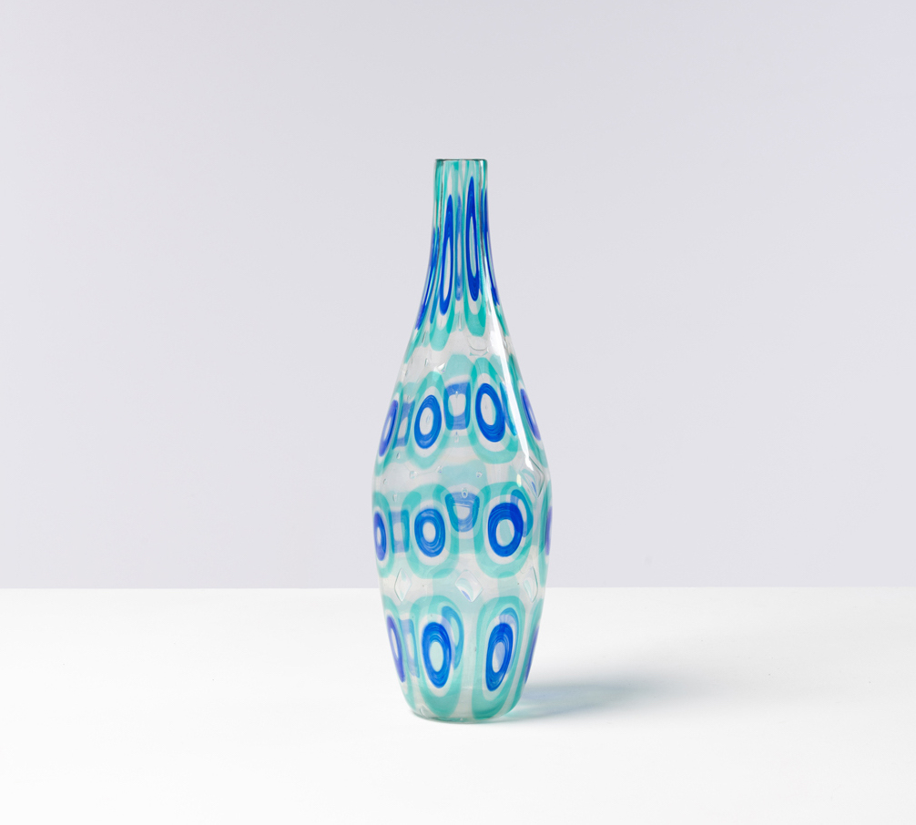 Ercole Barovier (1889-1974) Dorico Vase Blown glass Edited by Barovier & Toso Model created circa 1960