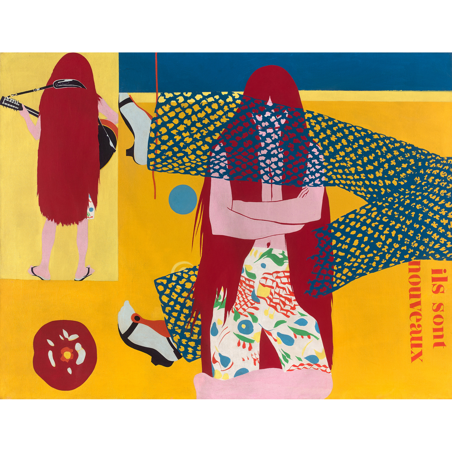 Bernard Rancillac (né en 1931) Geometral d'une idole, 1966