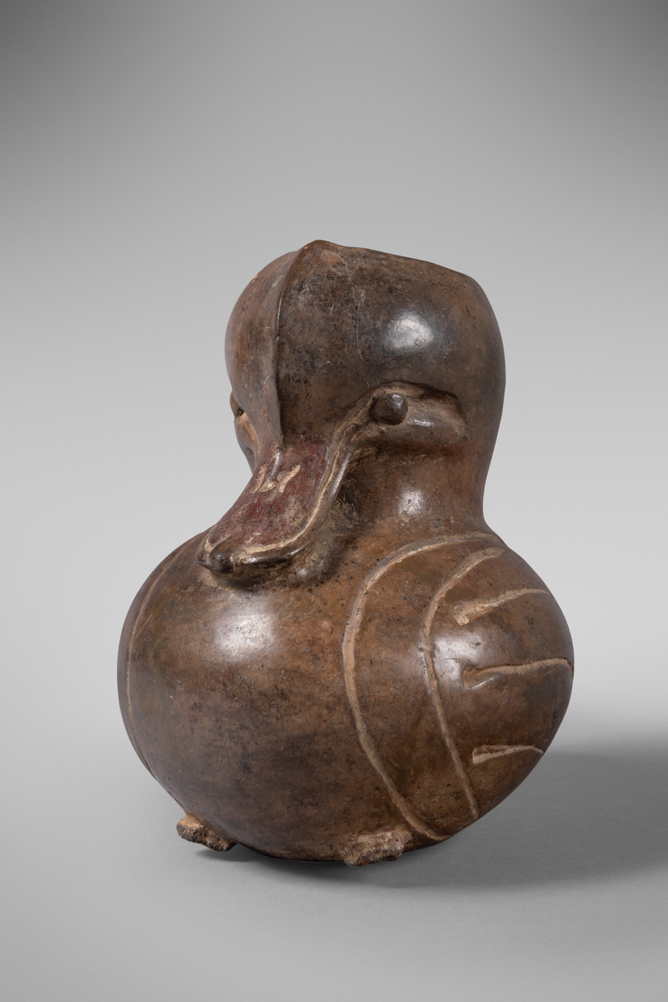 Vase représentant un canard
