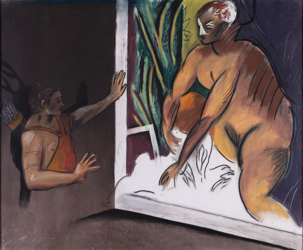Jean-Michel Alberola (né en 1953)  Ichnobatês #2, 1982