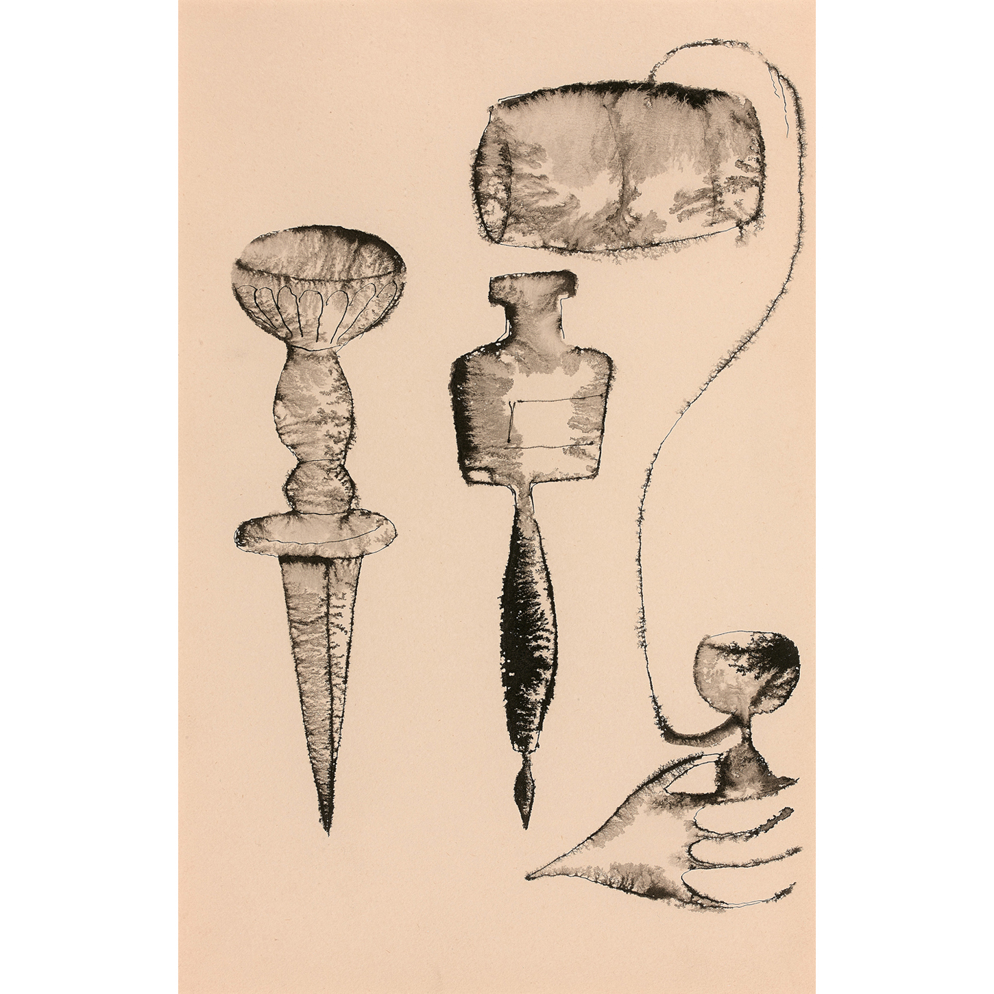 Jacques H&eacute;rold (1910-1987) Composition abstraite, 1941