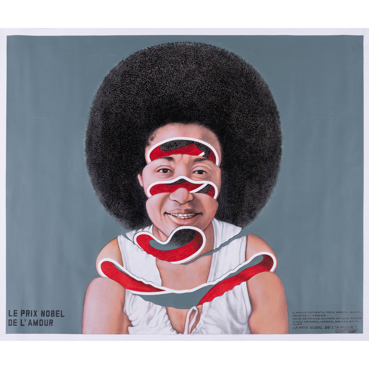 Chéri Samba (né en 1956) Prix Nobel de l'Amour, 2004