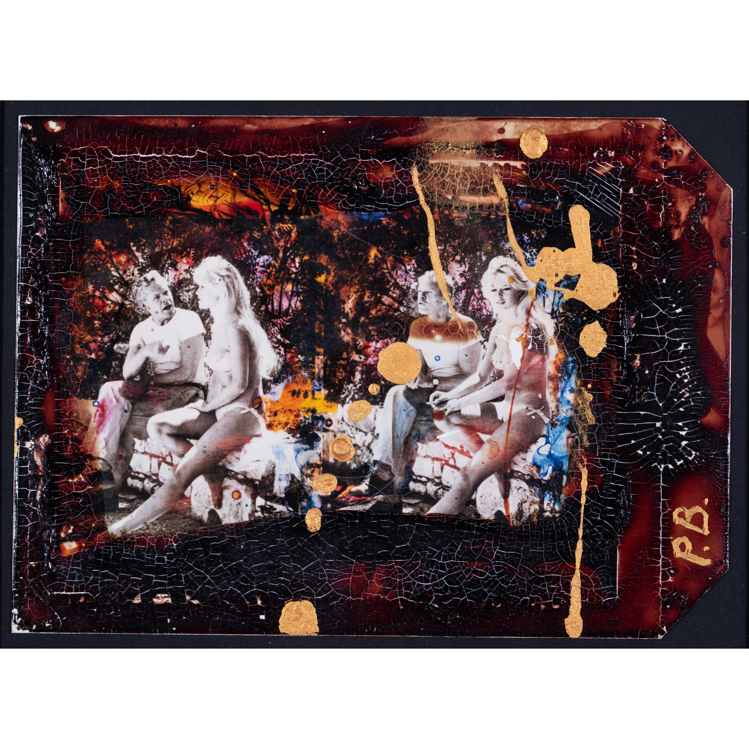 Lot 70 - Peter Beard (né en 1938) Cousin Jérôme Hill et Brigitte Bardot à la Batterie, Cassis, 1959-2008