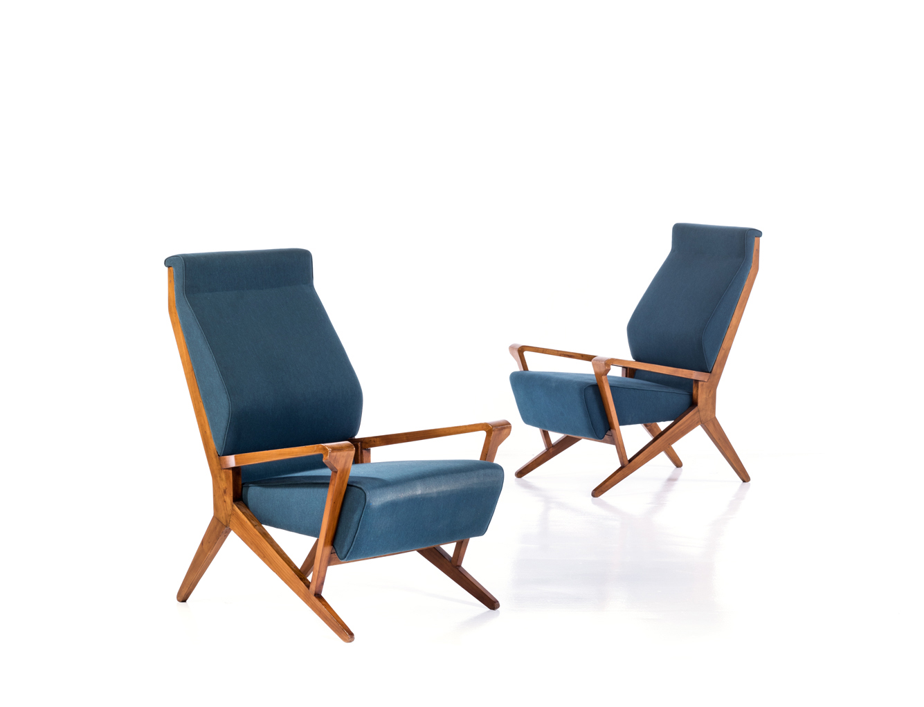 Lot 136 - B.B.P.R Paire de fauteuils