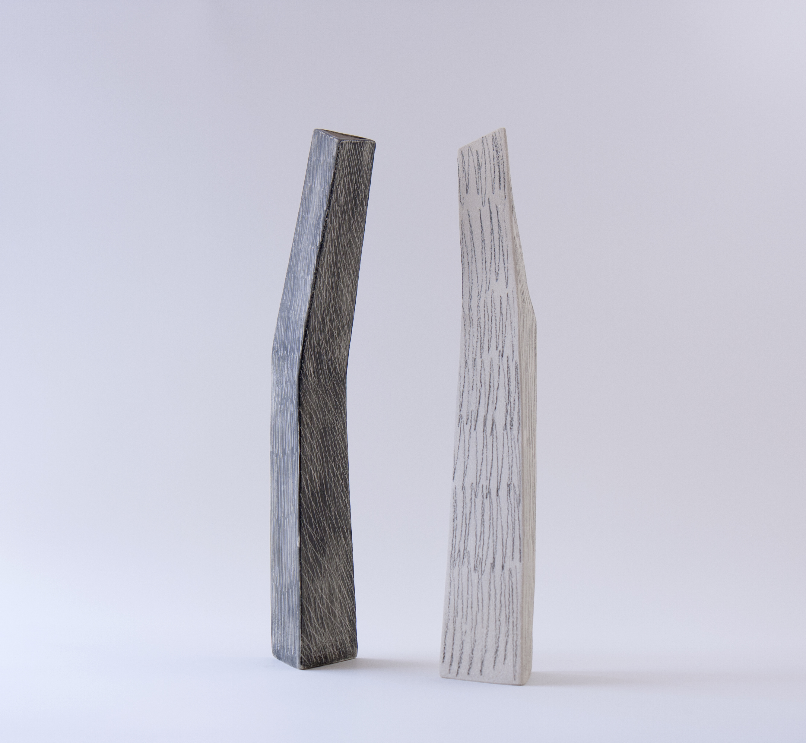 Guido De Zan (né en 1947) Vases soliflores