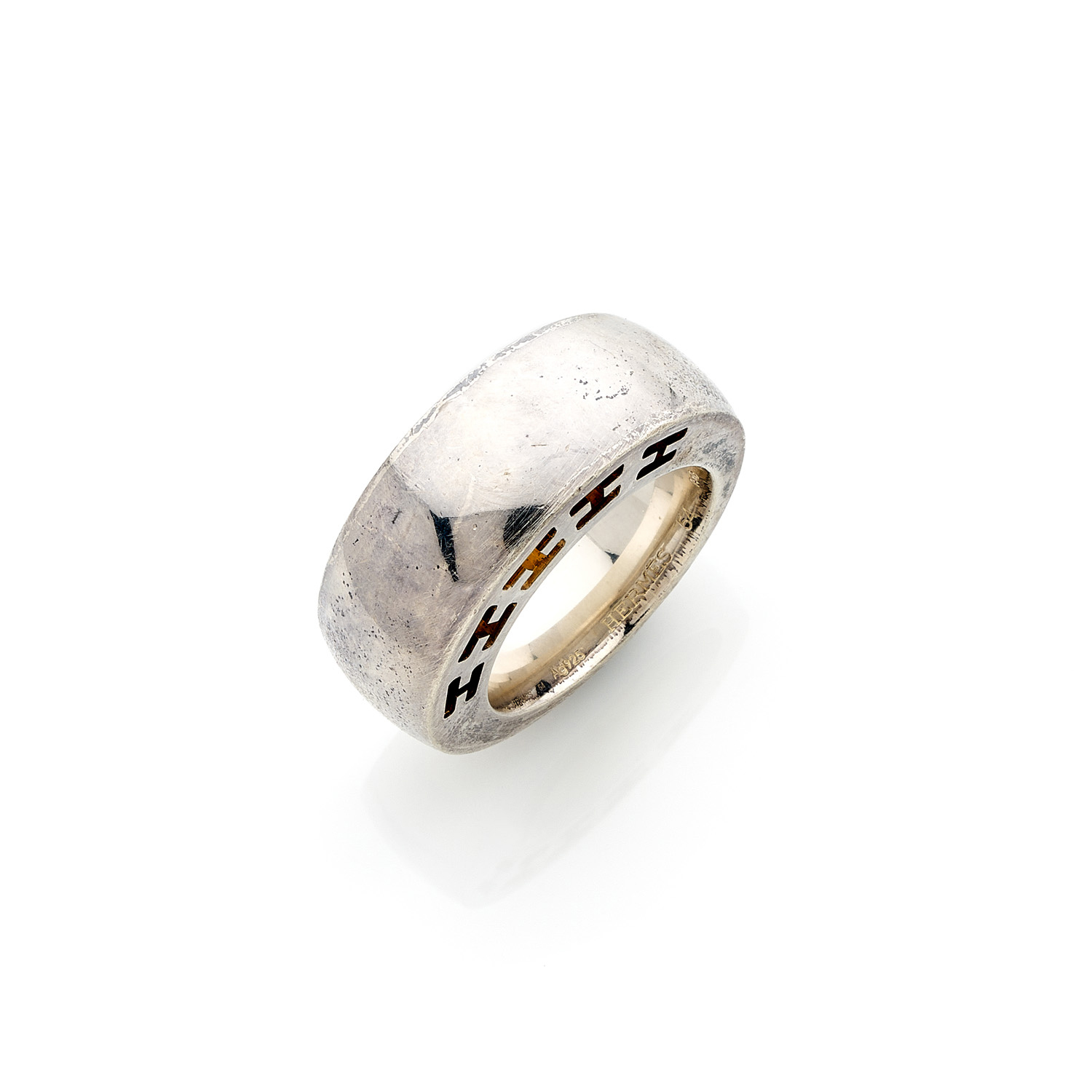Bague HERMES Diane En Argent 925 - Taille US 5 1/8 - Occasion, Bon état Général