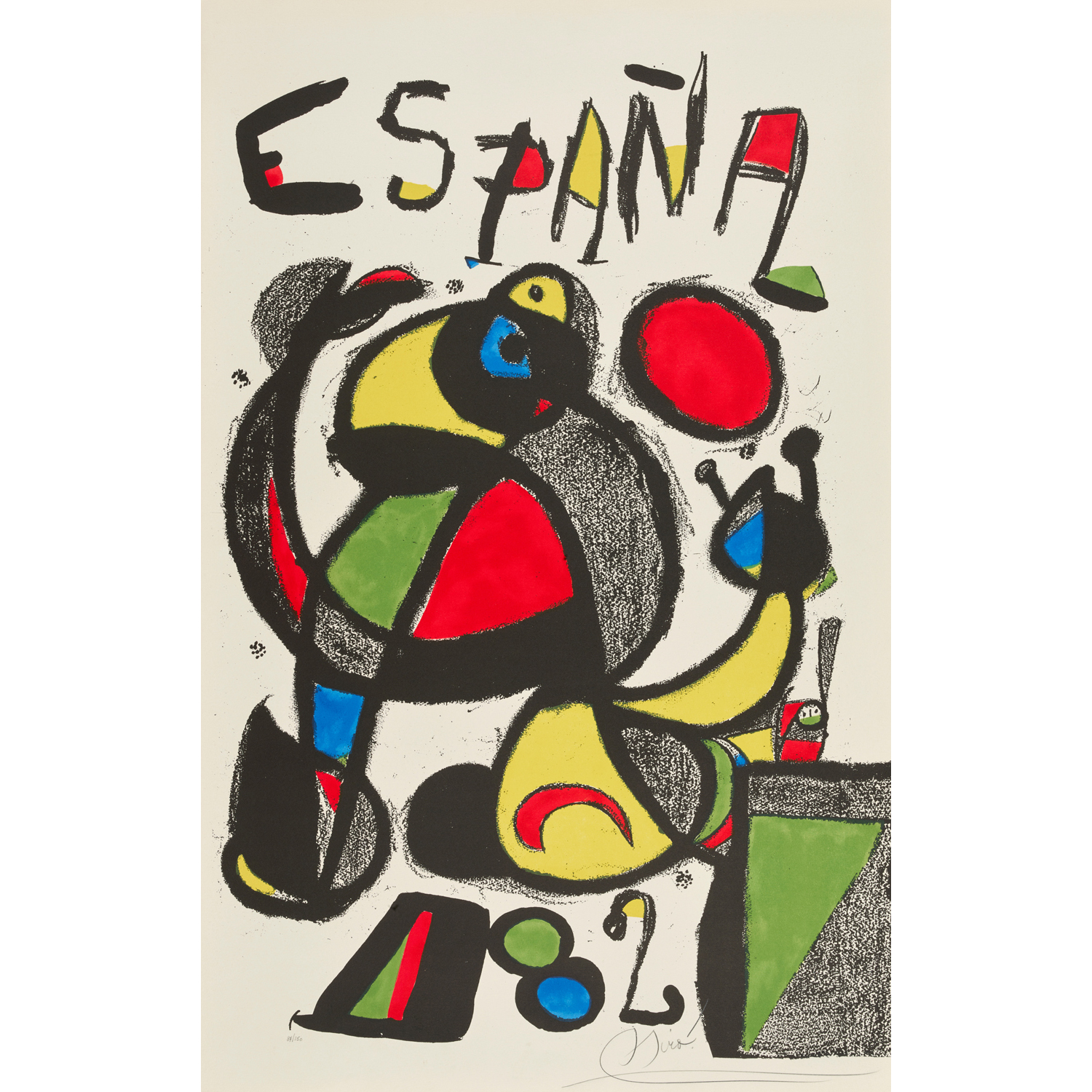 Joan Miró (1893-1983) Copa del mundo de futbol - 1982 | Piasa