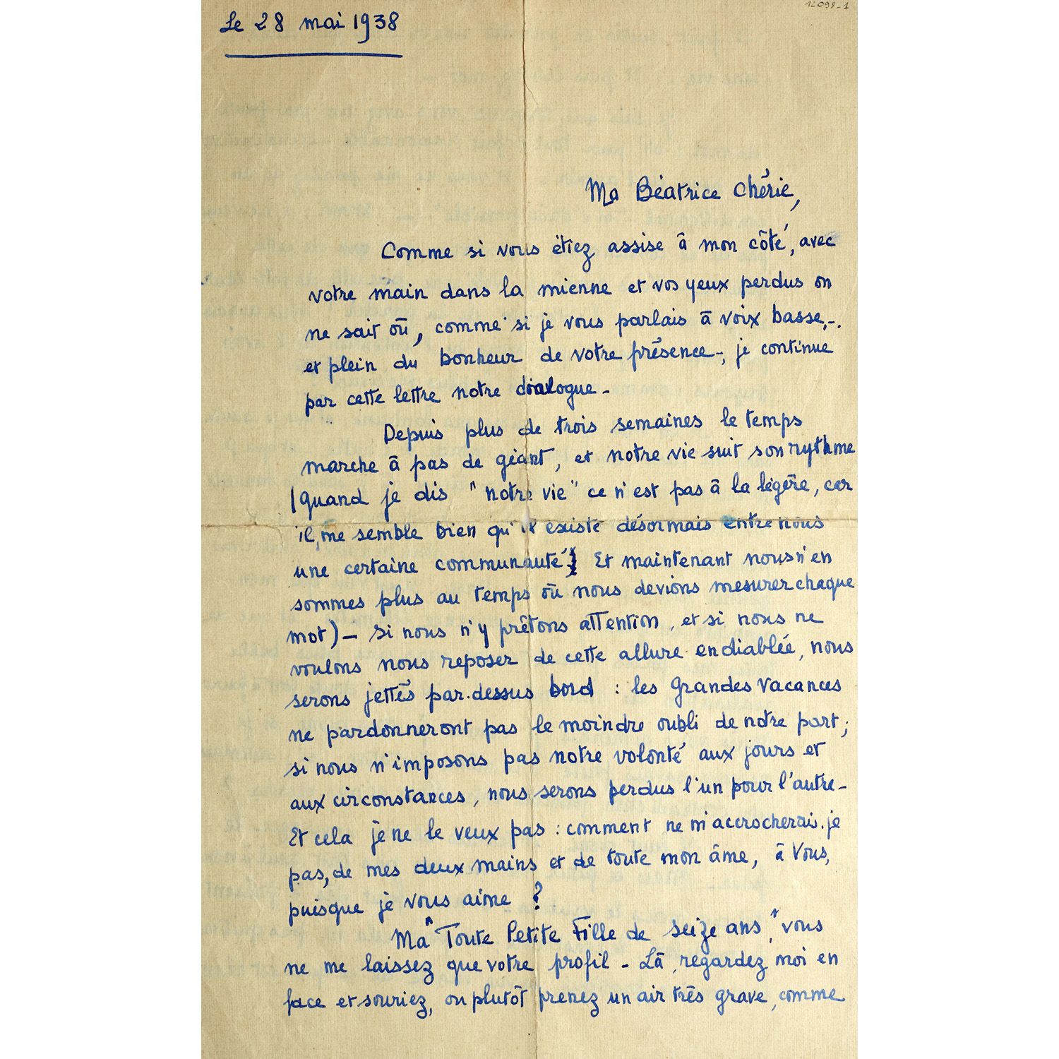 Carte-lettre Autographe Signée Louise READ, 1892 - Manuscrit Littéraire Ancien