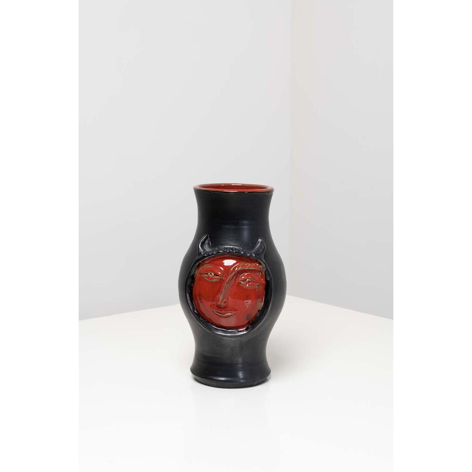 Jean robert cloutier 花瓶 プレート Robert Cloutier (1930-2008) & Jean Cloutier (1930-2015) Vase | Piasa