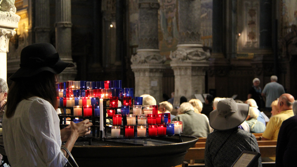 allumer un cierge : lumignons notre-dame de fourviere