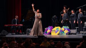 Concert gospel, avec la chanteuse Bridget Bazile