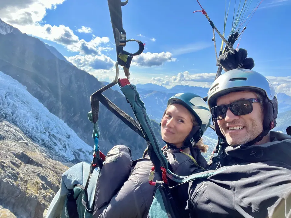 Vol en parapente biplace face au Mont-Blanc – photo 4