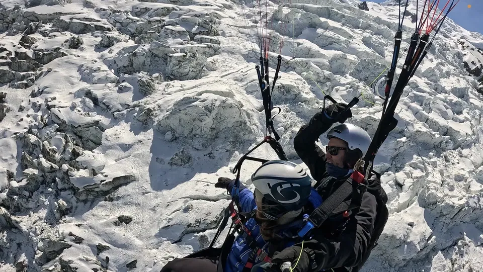 Vol en parapente depuis le Plan de l’Aiguille – photo 2