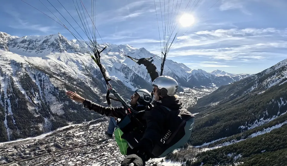 Vol en parapente depuis le Plan de l’Aiguille – photo 4