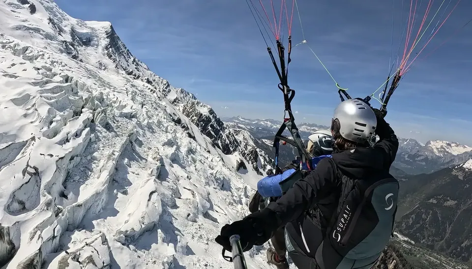Vol en parapente depuis le Plan de l’Aiguille – photo 3