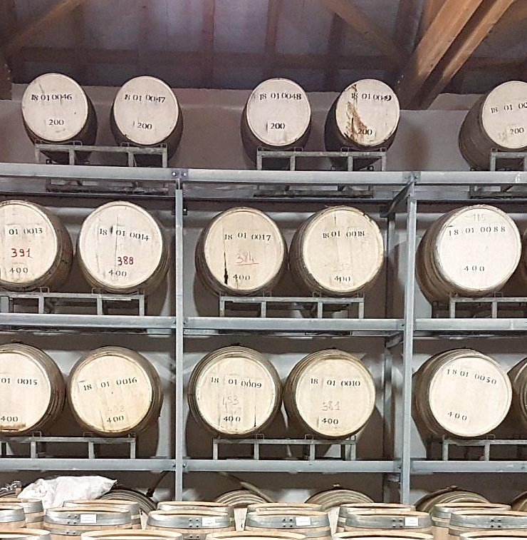 Spirits,62 barricas,Origen de la madera :,Francia