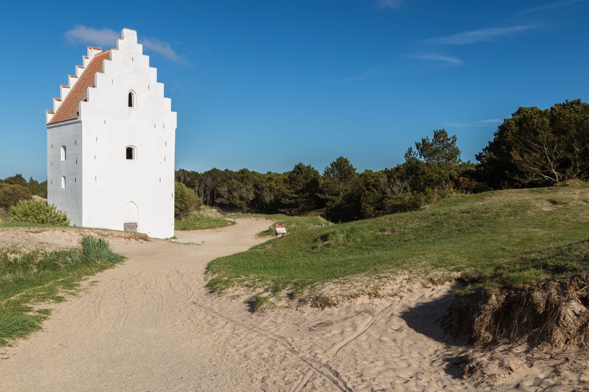 Den tilsandede kirke i Skagen
