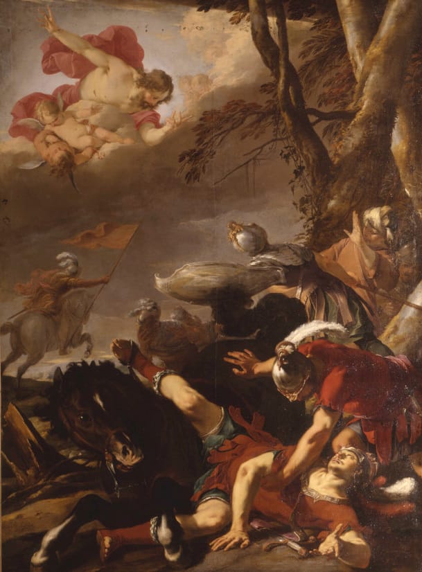 Peinture de la conversion de saint Paul par Laurent de la Hyre
