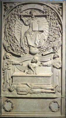 La Pierre tombale d'Etienne Yver